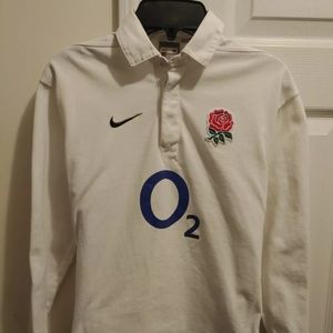 Nike Team England Youth's Rugbeia Floreat Ubique Rugby Rose Top